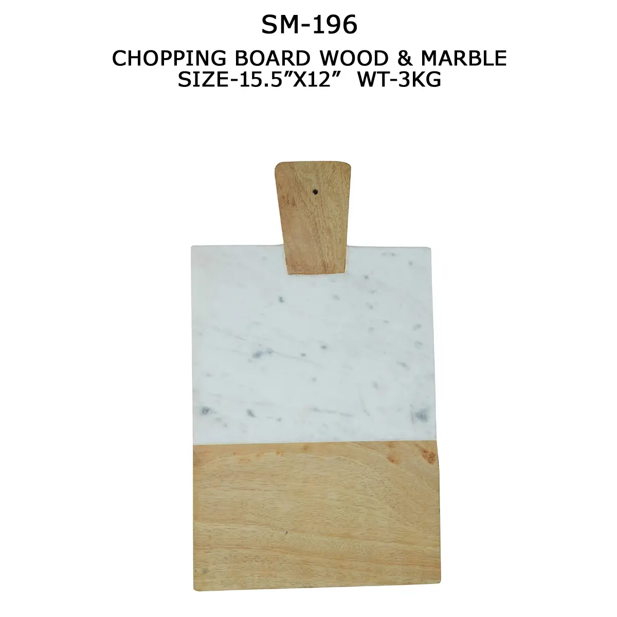 CHOPPING BOARD WOOD & MARBLE